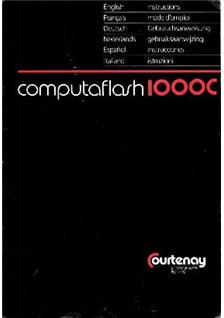 Courtenay Ltd Computaflash 1000 C manual. Camera Instructions.